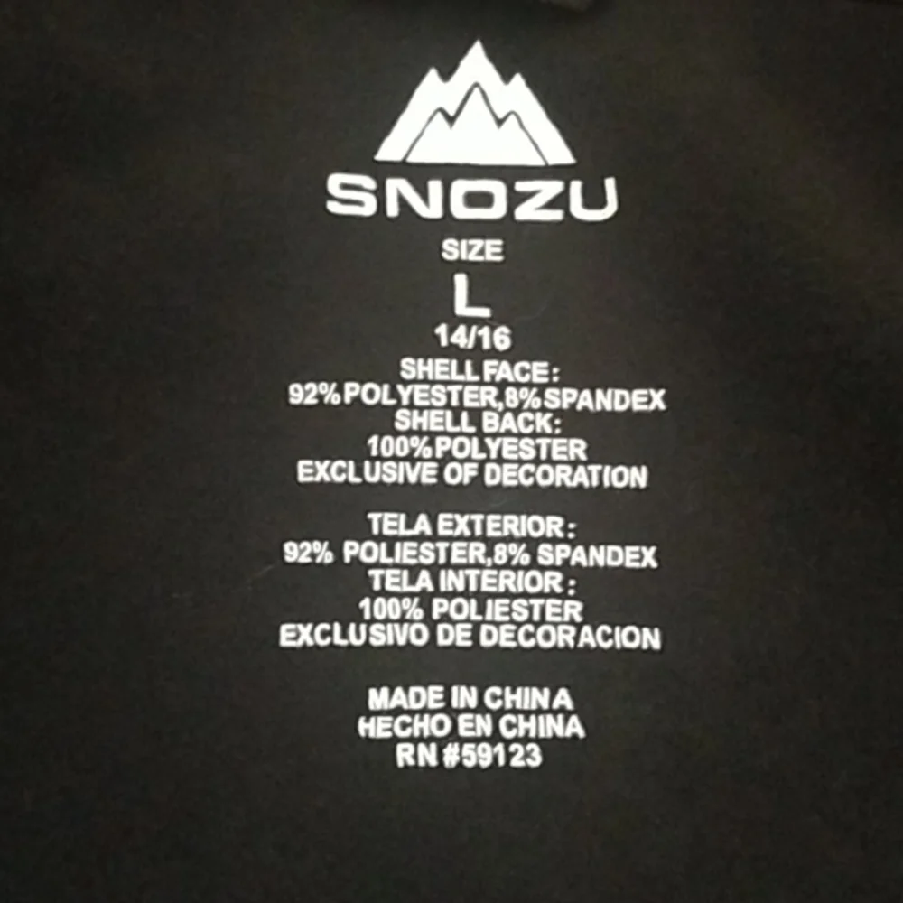 Snozu jacket  lg 14/16‎